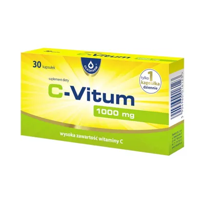Image de C-VITUM Witamina C 1000mg 30kaps OLEOFARM