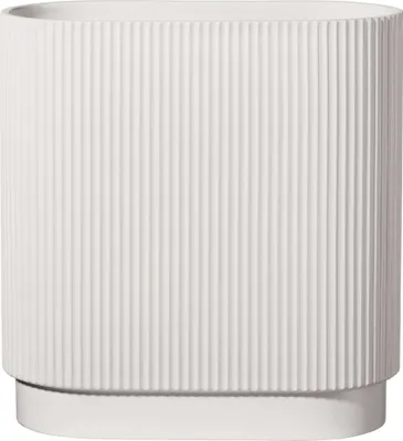 Productafbeelding van ASA Selection vaas, artdeco stijl, wit, 26 x 12 cm
