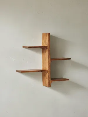 Wandregal Baum-Form_ Sheesham Holz_ 58x60x15 cm_ 4 Ablageflächen - KADIMA DESIGN_Größe_ 58x15x60 cm_#sku_BARWL6.528#