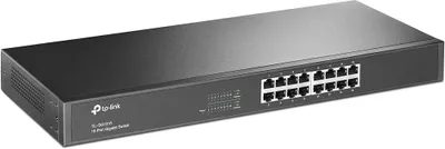 Produktbild von TP-Link TL-SG1016, Unmanaged, Gigabit Ethernet (10/100/1000), Vollduplex, Rack-Einbau, 1U
