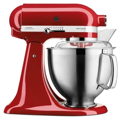 Image de KitchenAid Artisan 5KSM185PS robot de cuisine 300 W 4,8 L Rouge