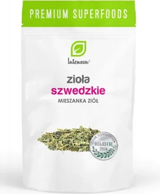 Zdjęcie produktu dla Intenson Zioła Szwedzkie - 100g Susz Mieszanka Ziół  Wspomaga Trawienie