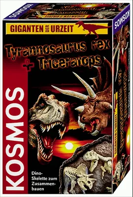Produktbild von Skelette T-Rex + Triceratops