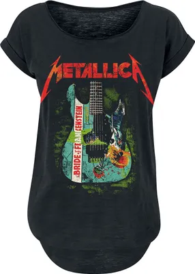 Produktbild von Metallica T-Shirt Damen Bride Of Frankenstein Guitar schwarz L