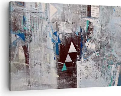 Produktbild von Bild auf Leinwand - Leinwandbild - Abstraktion modern - 70x50cm - Wand Bild - Wanddeko - Wandbilder - Leinwanddruck - Bilder - Kunstdruck - Wanddekoration - Leinwand bilder - Wandkunst - AA70x50-4006