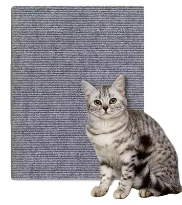 Obrázek produktu pro Škrabadlo pro kočky, nastavitelná velikost, odolný design, 30 x 100 cm, ŠEDÁ