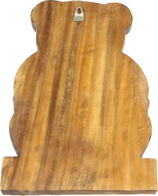Produktbild von Kindergarderobe Garderobenleiste Hakenleiste Holzgarderobe Kindermöbel Bär 3 Haken Holzfarben Natur Limboholz Holz