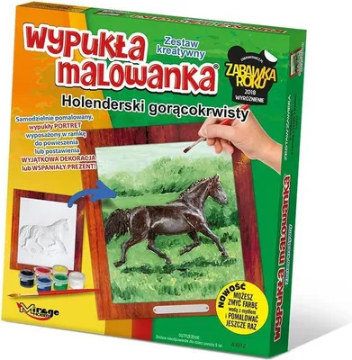 Zdjęcie produktu dla Wypukła malowanka Konie - Holenderski