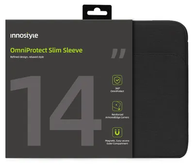 Obrázok produktu pre Innostyle Taška Na Notebook 14" Vodotesné Puzdro Omniprotect Slim Black