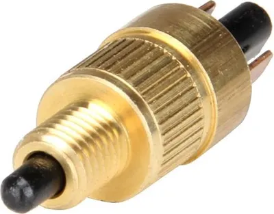 Obrázok produktu pre Spínač brzdových svetiel skrutkovaný M6x0,75 32mm SHORT kov (montáž) - pre Aprilia Beta Derbi Gilera Piaggio Rieju Vespa