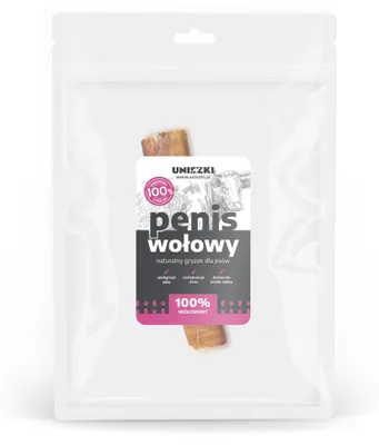 Produktbild von UNISZKI Beef pizzle - leckerli für hunde - 12 cm