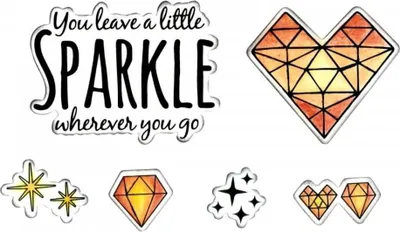 Obrázok produktu pre Sizzix | Framelits dieliky x6 s pečiatkami Sparkle