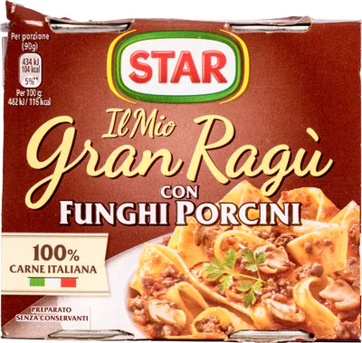 Produktbild von Star Gran Ragú con Funghi Porcini 2 x 180g