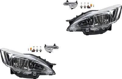 Produktbild von Scheinwerfer Satz passend für Peugeot 508 11/10-08/14 H7 H7 +Nebel+Leuc. 6206W3 9678393080 6208W3 9678393180 6206W2 6208W2 Johns