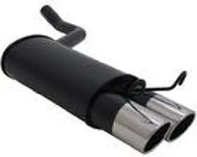 Produktbild von Novus Sportendschalldämpfer für Mercedes 190E (W201) 2 x 90mm SR-Design