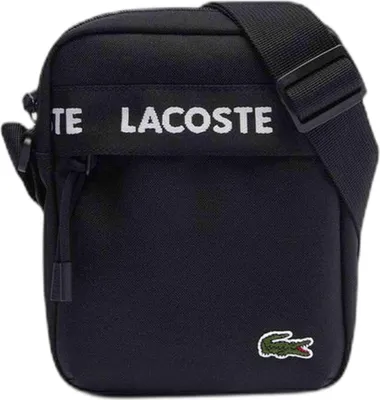 Produktbild von LACOSTE Umhängetasche Neocroc Vertical Camera Bag Tape Noir schwarz