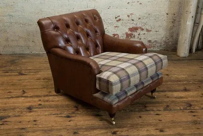 Obrázek produktu pro Křeslo 1 Seater Relax Čalounění Televizní Chesterfield Textilní pohovky Gauče Fabric New