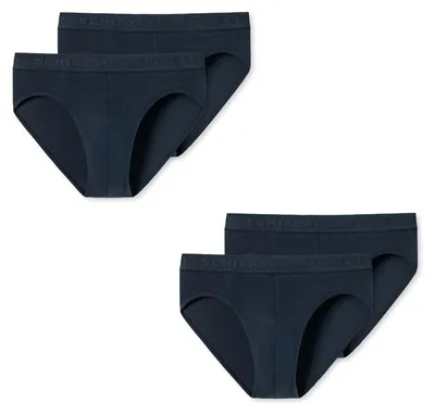 Produktbild von SCHIESSER Jungen 4er Pack Slips - nachtblau - Größe 140