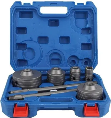 Obrázok produktu pre 9-dielna súprava vrtákov do betónu - vrtáky 30/40/65/80/100 mm - volfrámová oceľ s úložným boxom