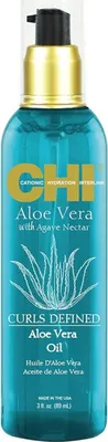 Productafbeelding van CHI Aloe Vera Curls Defined: Aloë Vera olie voor krullend haar, 89 ml