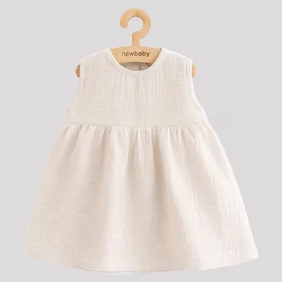 Immagine prodotto di Abito in mussola per neonati New Baby Ella linen, taglia 80 (9-12 mesi)