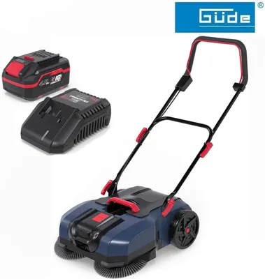 Produktbild von Güde Akku Kehrmaschine GKM 18-401-30 mit Akku 4.0 Ah 18V E³ Serie,