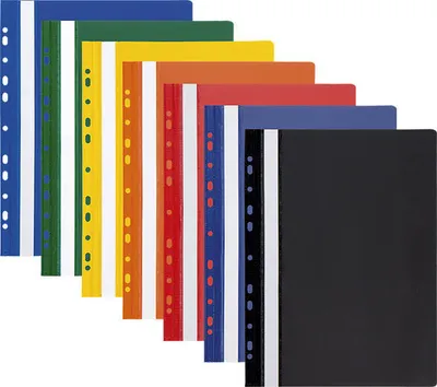 Produktbild von Skoroszyt twardy z euro typu PVC eko  X 10 sztuk  Czerwony