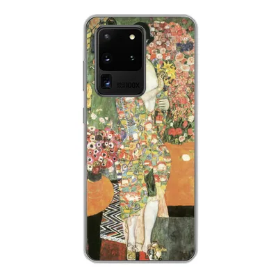Produktbild von MuchoWow® Handyhülle Schutzhülle Hülle für Samsung Galaxy S20 Ultra Tänzerin - Gustav Klimt Silikon Softcase Handy Hülle - Karteninhaber
