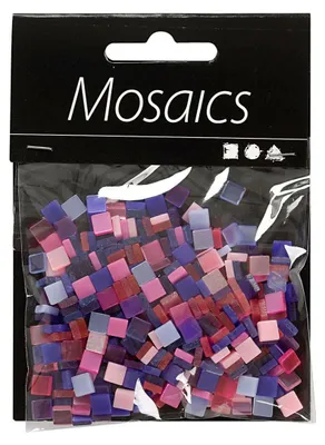 Obrázok produktu pre Kreativfirma Mini mozaika fialová 10x10 mm, 25 gramov