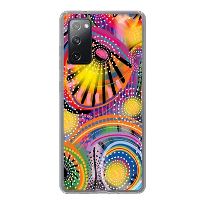 Produktbild von MuchoWow® Handyhülle Schutzhülle Hülle für Samsung Galaxy S20 FE Formen - Kunst - Muster - Psychedelisch Silikon Softcase Handy Hülle - Abdeckung