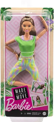 Produktbild von Mattel GXF05 - Barbie - Made to Move - Bewegliche Barbie mit Gelenken