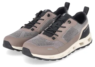 Zdjęcie produktu dla Salamander, męskie niskie sneakersy, kolor taupe, materiał: tkanina i syntetyk, rozmiar: 41