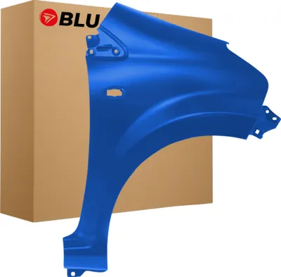 Image de BLU Aile Compatible avec Toyota Aygo 8U7 Droite Blau BlauMetallic DolomitBlau | 2005-2014 | Avant | Peint| Prêt à Monter | Acier