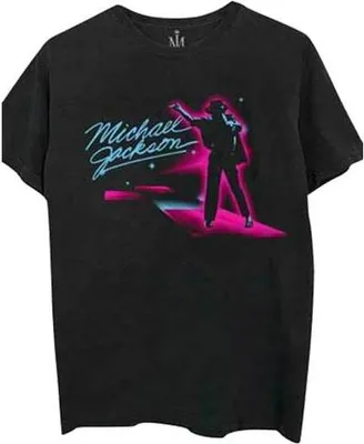 Produktbild von Michael Jackson Neon Black M T-Shirt