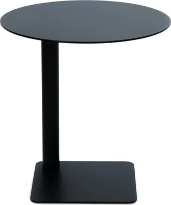 Produktbild von Spinder SUNNY 40 Beistelltisch Modern Stahl rund in Schwarz oder Taupe