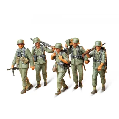 Produktbild von Modellbausatz 1:35 Deutscher MG-Trupp mit 5 Figuren und Zubehör