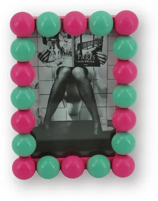 Productafbeelding van Fotolijst - Bubbles - Neonroze/Mintgroen - 18,5 x 13,5 cm