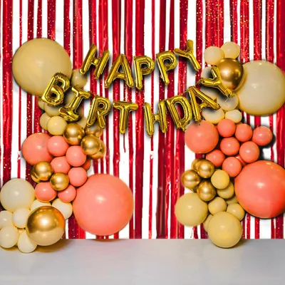 Productafbeelding van Glitter gordijn, rood, 1 x 2,5 meter, met franjes, voor feestdecoratie