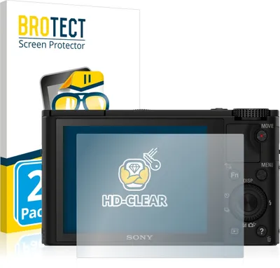 Produktbild von 2x Für Sony Cyber-Shot DSC-RX100 Schutzfolie BROTECT Displayschutz Display Schutz Folie Klar Transparent