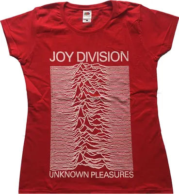 Produktbild von Joy Division Unknown Pleasures Red L Damen T-Shirt