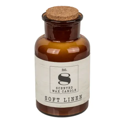Zdjęcie produktu dla Duftkerze (Soft Linen) im Apothekerglas