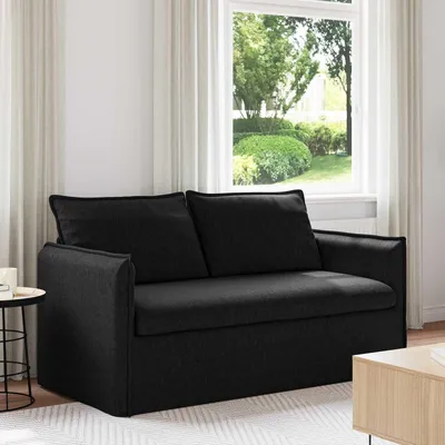 Produktbild von PUEAZU Sofa Schwarz 156 x 82 x 85 cm Stoff - Klassische Sofas &30193