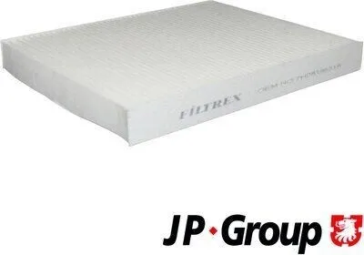 Produktbild von JP GROUP 1128101100 Innenraumfilter Pollenfilter für VW Transporter V Bus (7HB, 7HJ, 7EB, 7EJ, 7EF, 7EG, 7HF, 7EC) Multivan V Touareg (7LA, 7L6, 7L7)