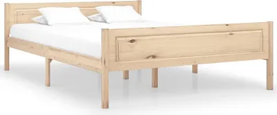 Obrázok produktu pre Maison Exclusive – masívna drevená posteľ z borovice 140 x 200 cm