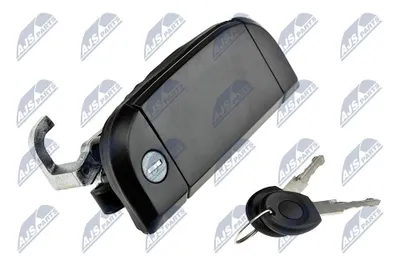 Produktbild von NTY EZC-VW-133 Türgriff mit Schließzylinder Vorne Rechts für VW Transporter IV Bus (70B, 70C, 7DB, 7DK, 70J, 70K, 7DC, 7DJ) Schwarz