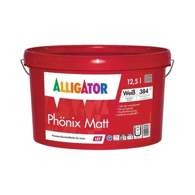 Produktbild von Alligator Phönix stumpfmatte für innen, matt weiß, 2,5l