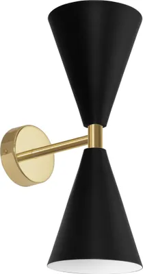 Obrázek produktu pro Nástěnná lampa tooLight APP1140-2W BLACK/GOLD