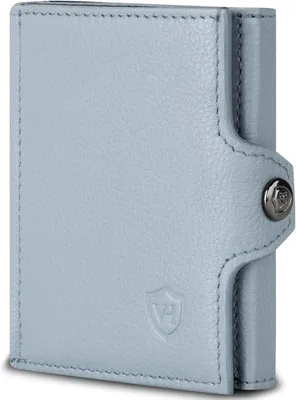 Produktbild von Slim Wallet mit Münzfach & RFID-Schutz - Mini Geldbörse Herren & Damen - Kartenetui Kreditkartenetui - Portmonee Geldbeutel Portemonnaie klein