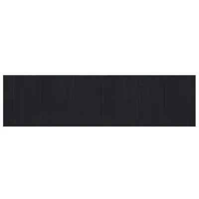 Produktbild von vidaXL Teppich Rechteckig Schwarz 80x300 cm Bambus