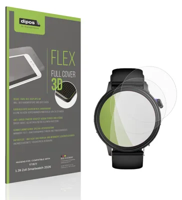 Image de 2x Full Cover mat Film pour YYKY 1.39 Zoll Smartwatch 2026 Film de protection ecrán